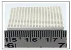 Extruded honeycomb with 324 CPSI