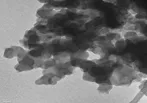 HR-TEM image of solid waste-derived carbon soot