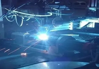 Set up of Laser Hybrid welding of Tubes
