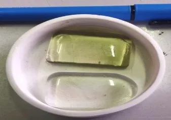 Annealed glass samples