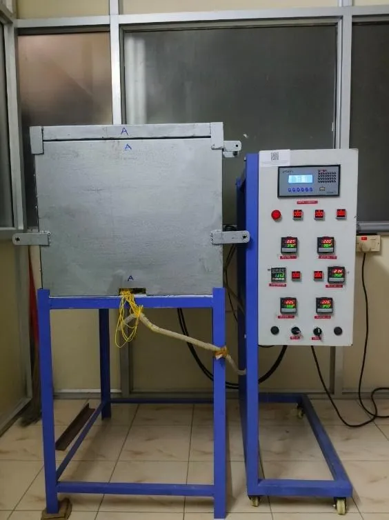 ASTM C 177 based thermal insulation testing set –up