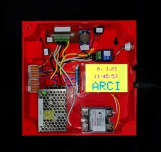 Automatic Siren system display and internal assembly